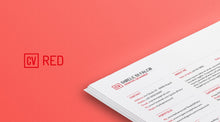 Load image into Gallery viewer, Free Clean Resume and CV Template for Illustrator (AI) Format