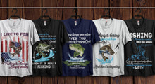 Load image into Gallery viewer, Fishing T-Shirts Design Bundle With Free Mockup