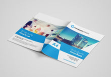 Load image into Gallery viewer, Free 8 Shots or Angles of A4 Brochure Mockups