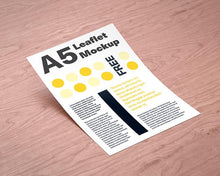 Load image into Gallery viewer, Free 3 Mockup of Perfect Clean Leaflet