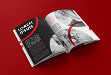 Load image into Gallery viewer, Free 7 Views of Thick Book or Brochure Mockup