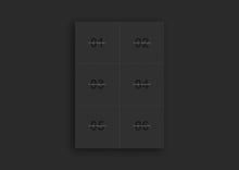 Load image into Gallery viewer, Free Simple A4 Dark Resume and CV Template in Illustrator (AI) Format