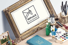 Load image into Gallery viewer, Free Isometric Art Equipments Mockup Scene Pack