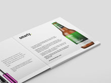 Load image into Gallery viewer, Free Square Brochure Book with Hard Edge Mockup