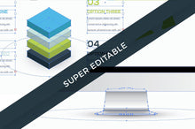 Load image into Gallery viewer, Free Infographic Brochure Template