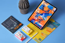 Load image into Gallery viewer, Free Psd iPad Stationery Branding Mockup

