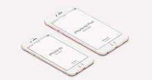 Load image into Gallery viewer, Free Set of iPhone 6s Psd Rose Gold Mockups
