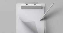Load image into Gallery viewer, Free Top View of Clipboard Stationery Psd Mockup Design
