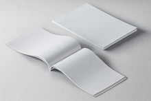 Load image into Gallery viewer, Free A4 Landscape Magazine Mockup in Isometric View
