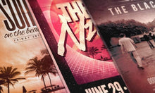 Load image into Gallery viewer, Free Flyer and Poster Top Side View (Mockup)
