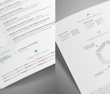 Load image into Gallery viewer, Free Clean White Resume Template in Photoshop (PSD) Format
