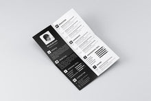 Load image into Gallery viewer, Free Professional Blue Resume Template in Photoshop (PSD) Format
