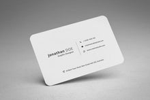 Load image into Gallery viewer, Free Rounded Professional Business Card PSD Mockup
