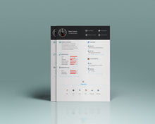 Load image into Gallery viewer, Free Resume and CV Template in Photoshop (PSD) Format Free Download
