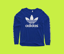 Load image into Gallery viewer, Free Long Sleeve Thick T-Shirt Mockup
