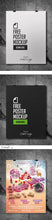 Load image into Gallery viewer, Free White Blank Clean Poster Mockup
