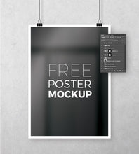 Load image into Gallery viewer, Free Multipurpose Photoshop Poster Mockup
