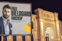 Load image into Gallery viewer, Free Billboard Mockup PSD
