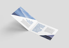 Load image into Gallery viewer, Free Set of 4 Clean Horizontal Bi-Fold Leaflet Mockups
