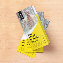 Load image into Gallery viewer, Free 5 x Bi-Fold DL Brochure Mockup
