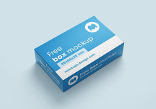 Load image into Gallery viewer, Free Pharmacy or Pill Box Package Mockup or 56x60x25 mm

