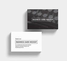Load image into Gallery viewer, Free Big Collection of 6 Business Card Mockups 85x55 mm
