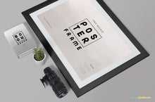Load image into Gallery viewer, Free Poster Mockup PSD
