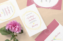 Load image into Gallery viewer, Free Wedding Card Mockup PSD
