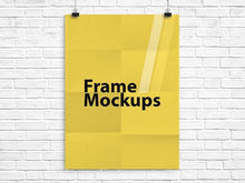 Load image into Gallery viewer, Free Simple Poster Frame Mockup
