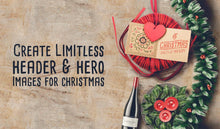 Load image into Gallery viewer, Free Christmas Mockup Scene Pack (and Greeting Card)
