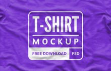 Load image into Gallery viewer, Free T-Shirt Design Mockup
