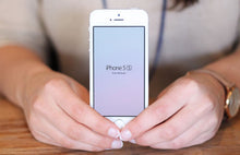 Load image into Gallery viewer, Free Set of iPhone 5S In Hand (Mockup)
