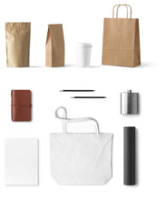 Load image into Gallery viewer, Free Essential Stationery and Branding Mockup Set with Paper Bag
