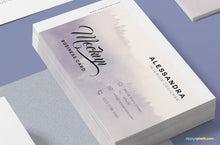 Load image into Gallery viewer, Free Isometric Business Card Mock Up

