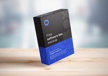 Load image into Gallery viewer, Free Software Packging Box Mockup Multiple Angles and Views
