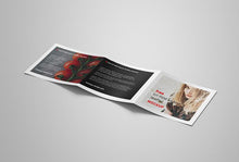 Load image into Gallery viewer, Free 4 x Square Trifold Brochure Leaflet Mockup
