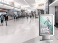 Load image into Gallery viewer, Free Stand Display Sign Mockup
