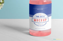 Load image into Gallery viewer, Free Dispenser Pump Bottle Mockup
