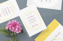 Load image into Gallery viewer, Free Wedding Card Mockup PSD
