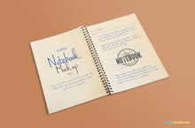 Load image into Gallery viewer, Free Open Journal Mockup PSD
