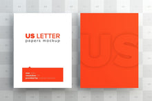 Load image into Gallery viewer, Free US Letter Stationery Papers High Resolution (Mockup)
