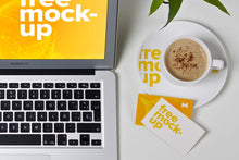 Load image into Gallery viewer, Free Workspace with Macbook Air (Mockup)
